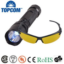 2015 High Power 365nm UV Rechargeable LED Flashlight /High Power Geocaching 365nm Rechargeable UV LED Flashlight